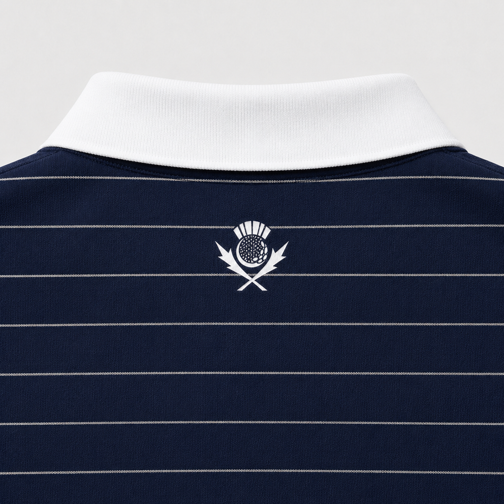 Founders Pinstripe Polo - Drop 001